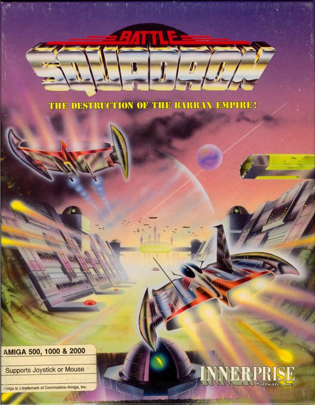 Battle Squadron box art for Sega Mega Drive